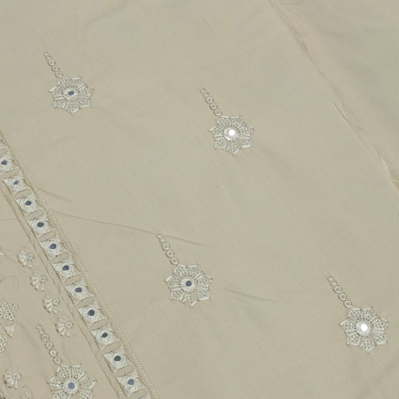 Kurta Pajama Fabric ManTire Designer Silk Embroidery Colour Biscuit Brown