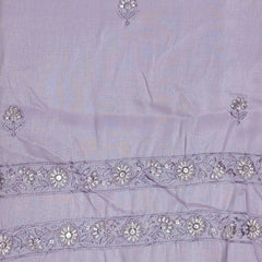 Kurta Pajama Fabric ManTire Designer Silk Embroidery Colour Lavender
