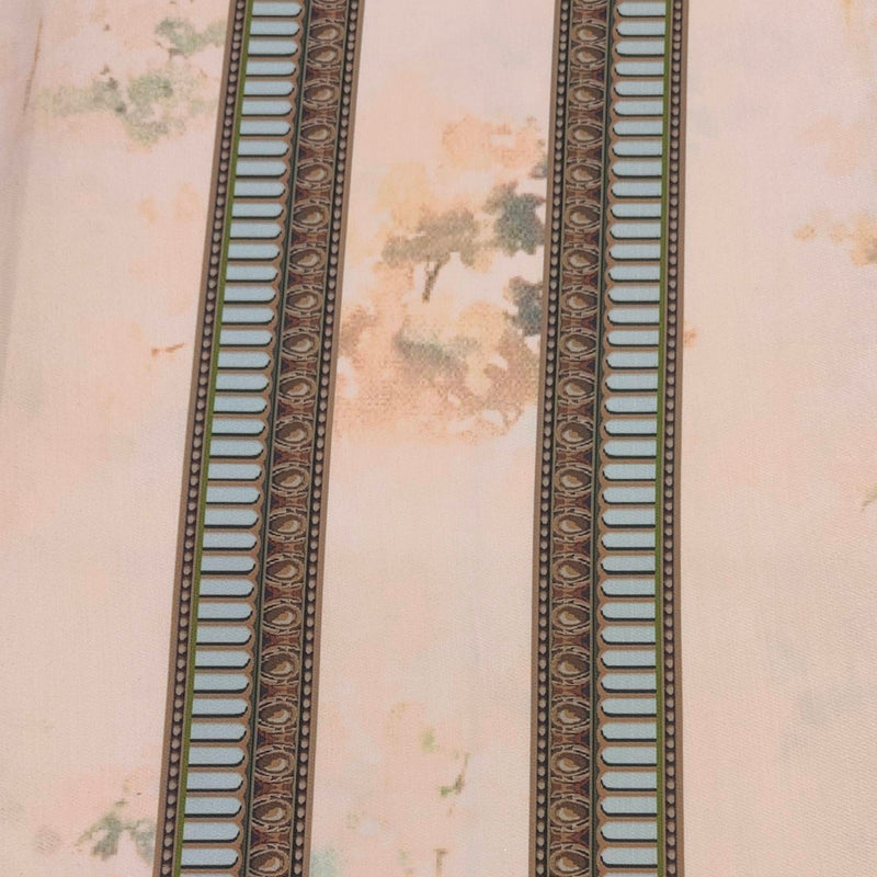 Kurta Fabric ManTire Designer Pv Printed Colour Oyster Pink