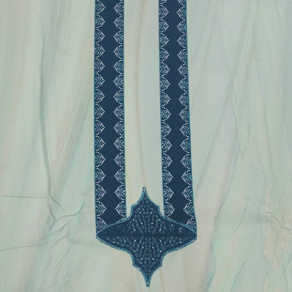Kurta Fabric ManTire Designer PV Printed Colour Pistachio Green
