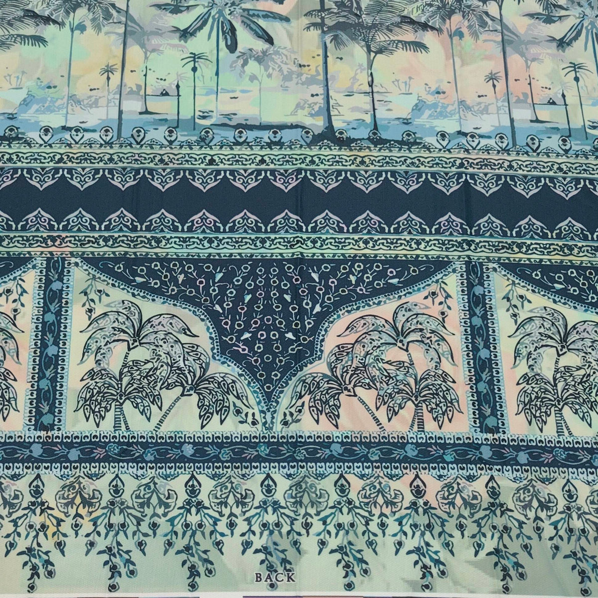Kurta Fabric ManTire Designer PV Printed Colour Pistachio Green