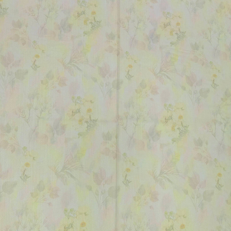 Kurta Fabric ManTire Designer PV Printed Colour Yellow N Cream