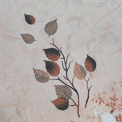 Kurta Fabric ManTire Designer PV Printed Colour Light Peach