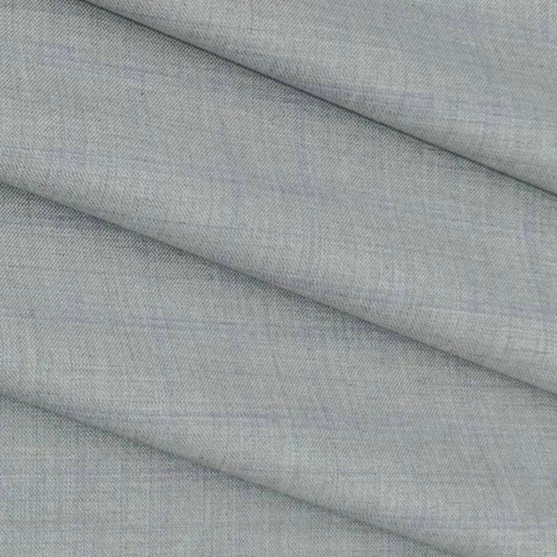 Trouser Fabric Siyaram Poly Viscose Mix Check Color Cloud Grey