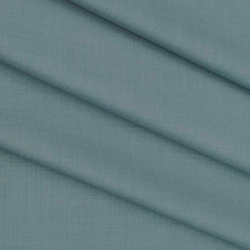 Trouser Fabric Siyaram Poly Viscose Slub Color River Blue
