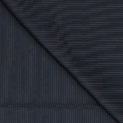 Trouser Fabri Reid & Taylor Polyester Viscose Pin Lining Color Blackish Blue