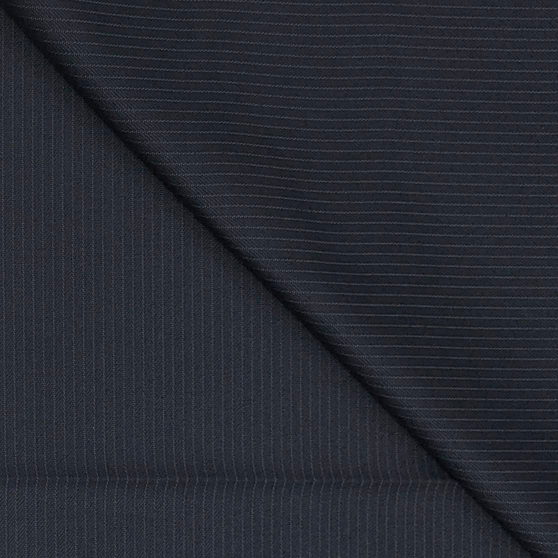 Trouser Fabri Reid & Taylor Polyester Viscose Pin Lining Color Blackish Blue