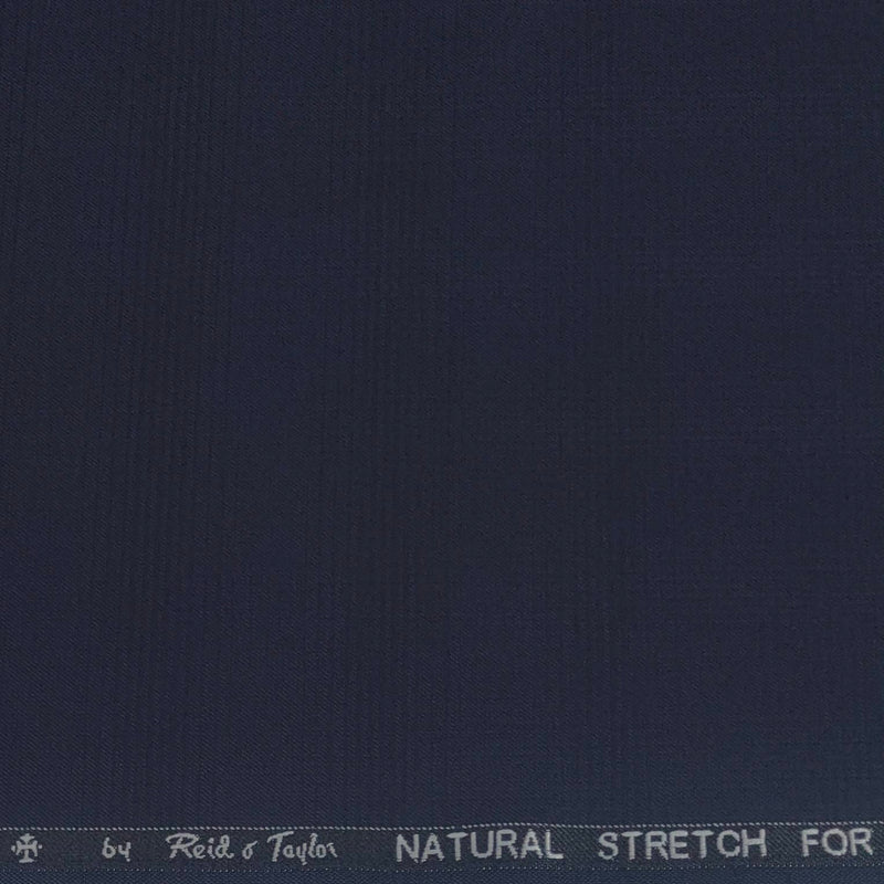 Trouser Fabri Reid & Taylor Polyester Viscose Mild Check Color Midnight Blue