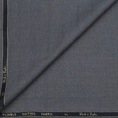 Trouser Fabri Reid & Taylor Polyester Viscose Self Check Color Lava Grey