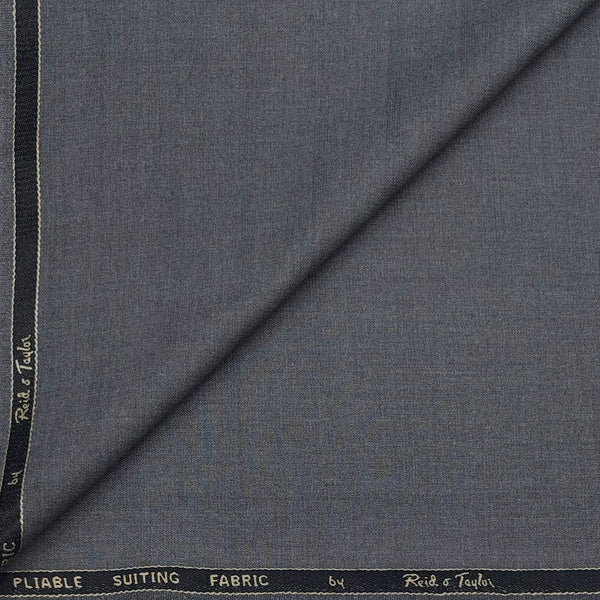 Trouser Fabri Reid & Taylor Polyester Viscose Self Check Color Lava Grey