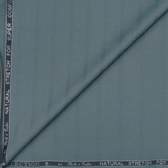 Trouser Fabri Reid & Taylor Polyester Viscose Check Color River Blue