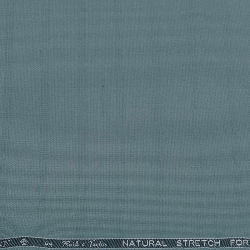 Trouser Fabri Reid & Taylor Polyester Viscose Check Color River Blue