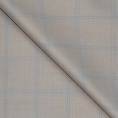 Trouser Fabri Reid & Taylor Polyester Viscose Broad Check Color Light Peach