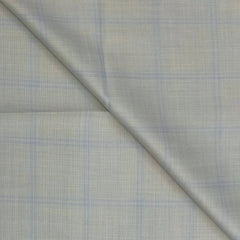 Trouser Fabri Reid & Taylor Polyester Viscose Broad Check Color Light Brown