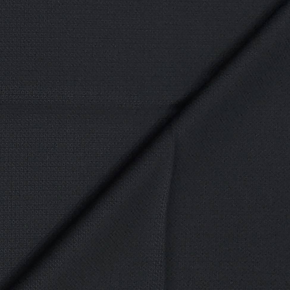 Trouser Fabri Reid & Taylor Polyester Viscose Dobby Color Black
