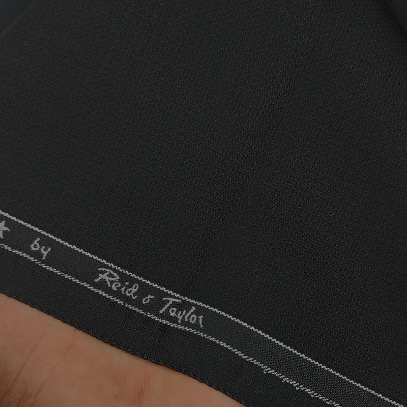Trouser Fabri Reid & Taylor Polyester Viscose Dobby Color Black