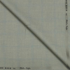 Trouser Fabric Reid & Taylor Polyester Viscose Broad Check Color Light Brown