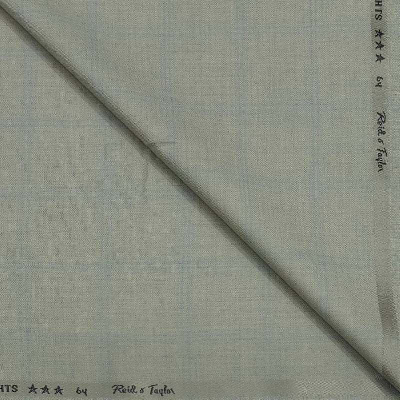 Trouser Fabric Reid & Taylor Polyester Viscose Broad Check Color Light Brown