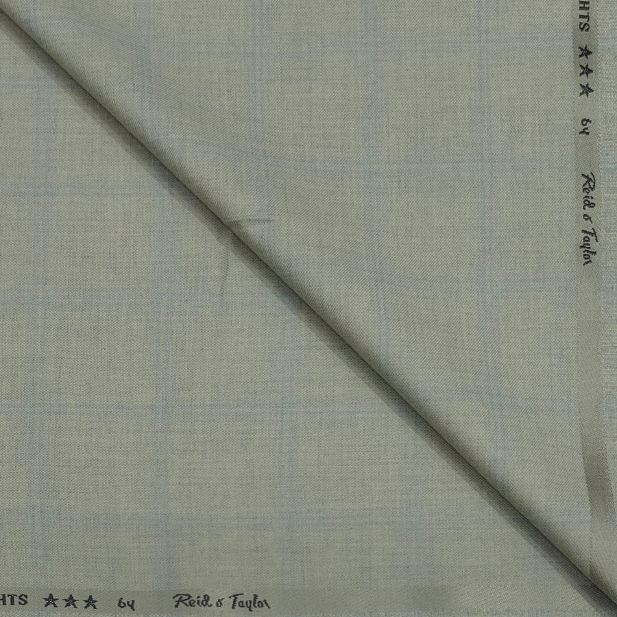 Trouser Fabric Reid & Taylor Polyester Viscose Broad Check Color Light Brown