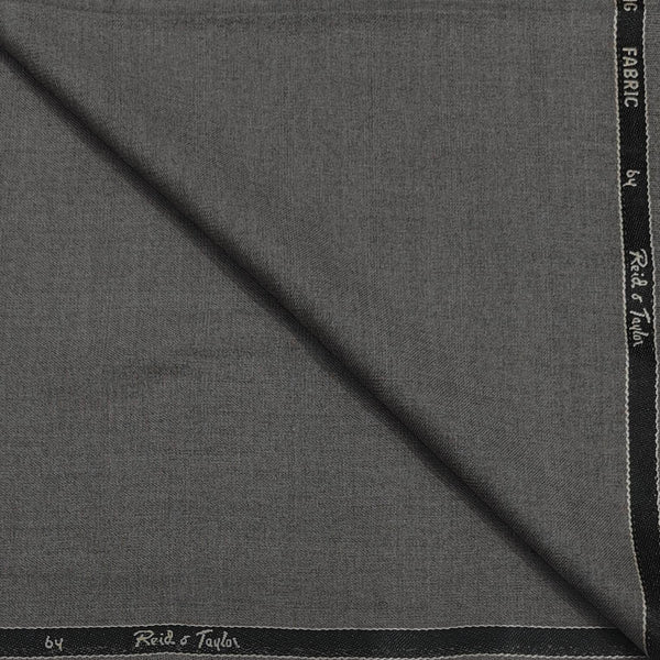 Trouser Fabri Reid & Taylor Polyester Viscose Slub Color Slate Grey