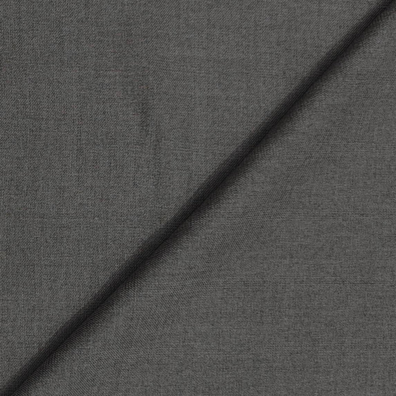 Trouser Fabric Reid & Taylor Polyester Viscose Slub Color Slate Grey