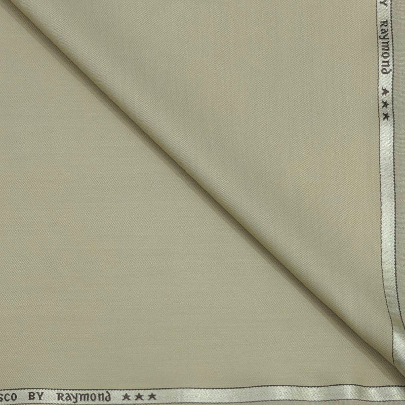 Trouser Fabric Raymond Poly Viscose Plain Colour Sand Brown