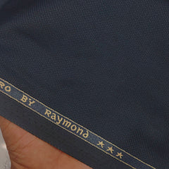 Trouser Fabric Raymond Poly Viscose Dotted Colour Midnight Blue