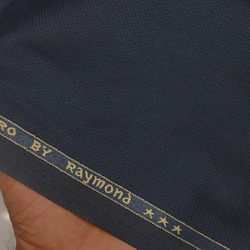 Trouser Fabric Raymond Poly Viscose Dotted Colour Midnight Blue
