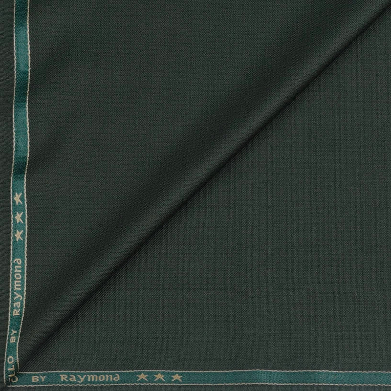 Trouser Fabric Raymond Poly Viscose Mix Check Colour Sage Green