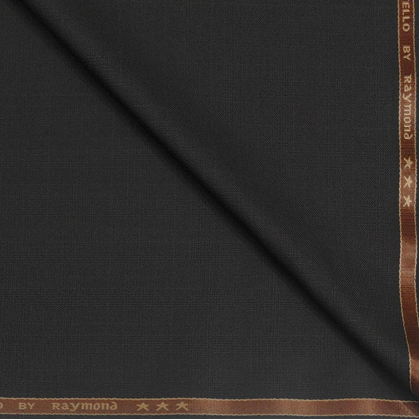 Trouser Fabric Raymond Poly Viscose Mild Check Colour Bistre Brown