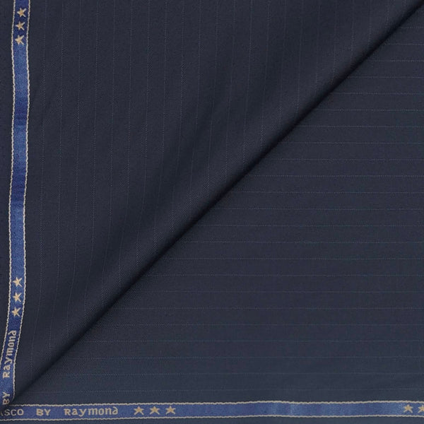 Trouser Fabric Raymond Poly Viscose Lining Colour Resolution Blue
