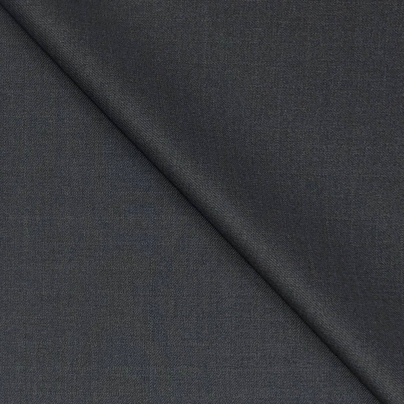 Trouser Fabric Raymond Poly Viscose Mix Check Colour Grey