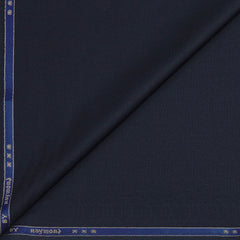 Trouser Fabric Raymond Poly Viscose Dotted Colour Dark Blue
