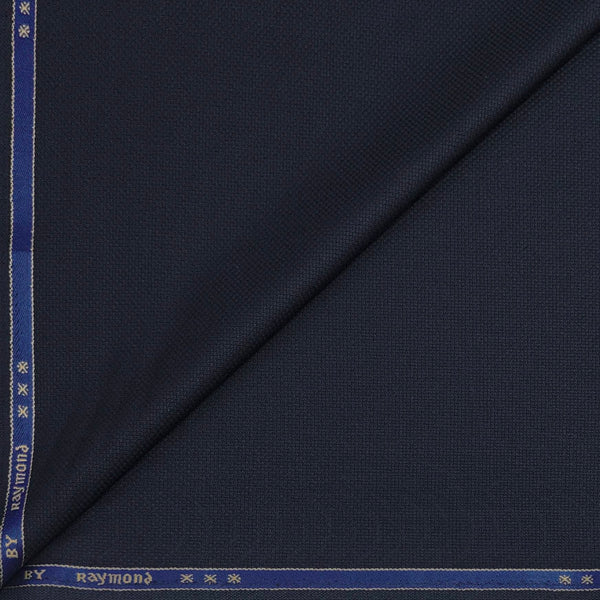Trouser Fabric Raymond Poly Viscose Dotted Colour Dark Blue