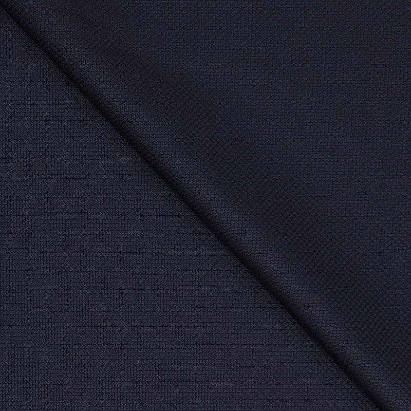 Trouser Fabric Raymond Poly Viscose Dotted Colour Dark Blue