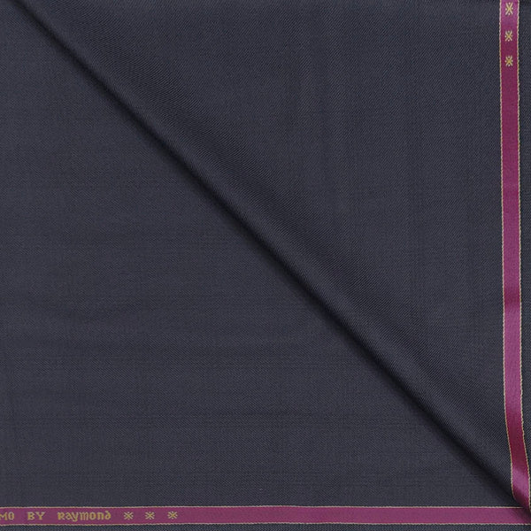 Trouser Fabric Raymond Poly Viscose Mild Check Colour Dark Lavender