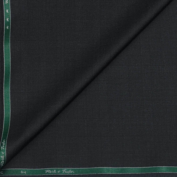 Trouser Fabric Reid & Taylor Polyester Viscose Mild Check Color Steel Grey