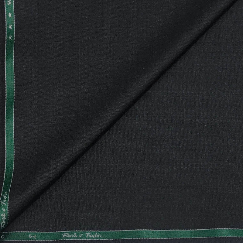 Trouser Fabric Reid & Taylor Polyester Viscose Mild Check Color Steel Grey