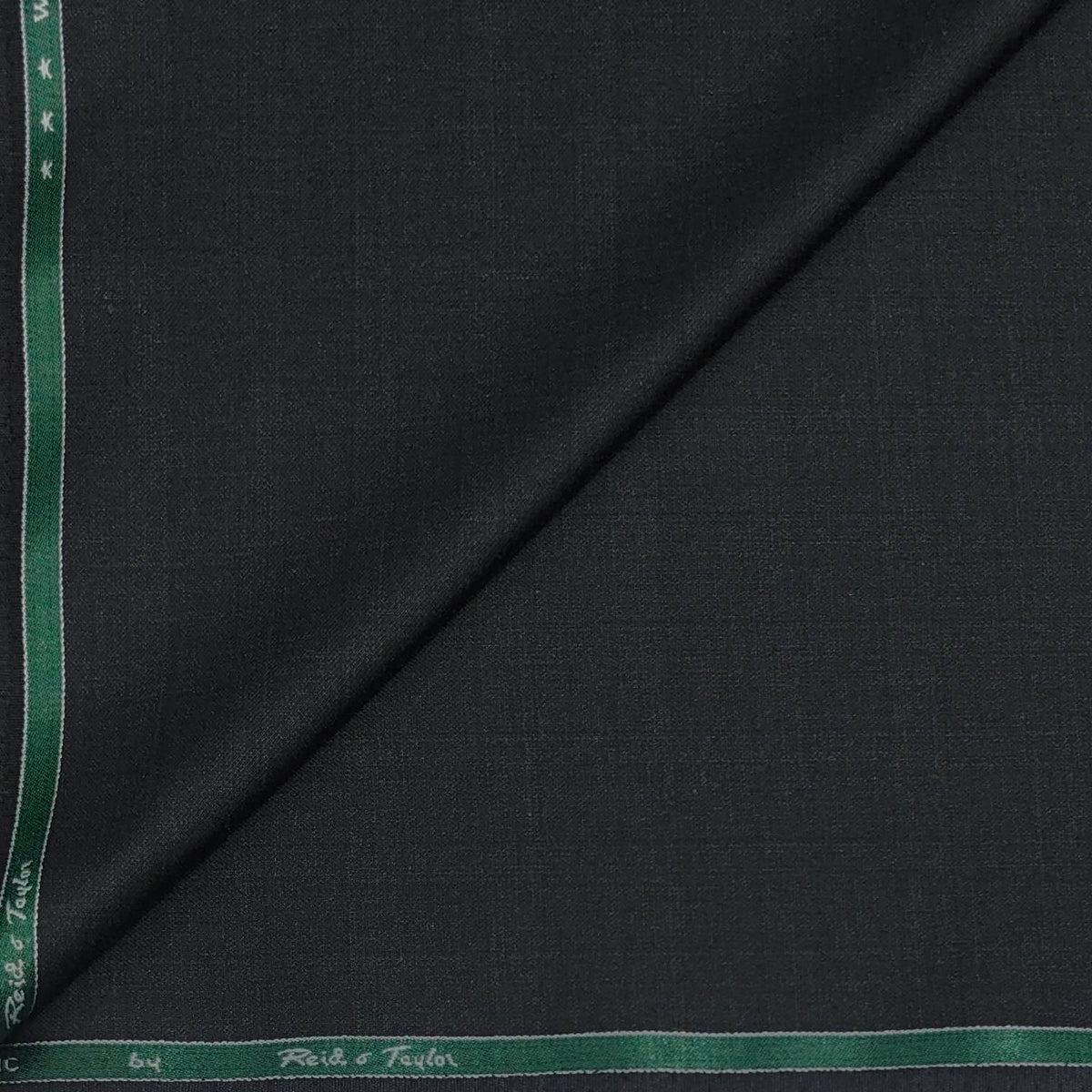 Trouser Fabric Reid & Taylor Polyester Viscose Mild Check Color Steel Grey