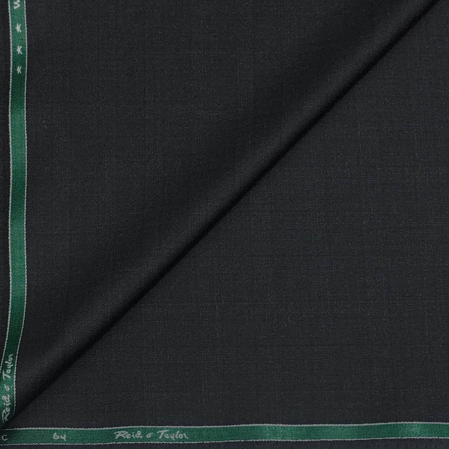 Trouser Fabric Reid & Taylor Polyester Viscose Mild Check Color Steel Grey