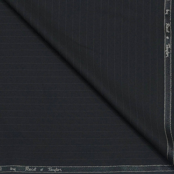 Trouser Fabric Reid & Taylor Polyester Viscose Lining Color Pitch Black
