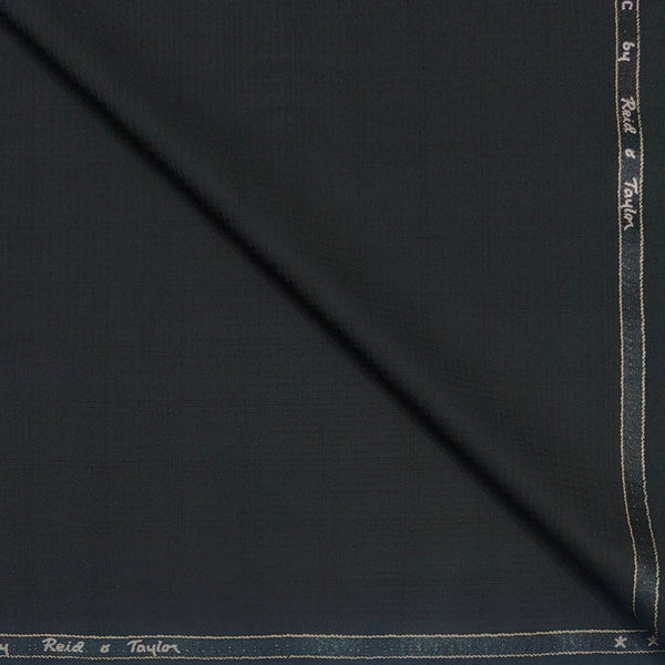 Trouser Fabric Reid & Taylor Polyester Viscose Mild Check Color Dull Black