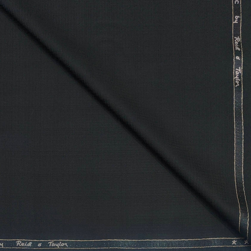 Trouser Fabric Reid & Taylor Polyester Viscose Mild Check Color Dull Black