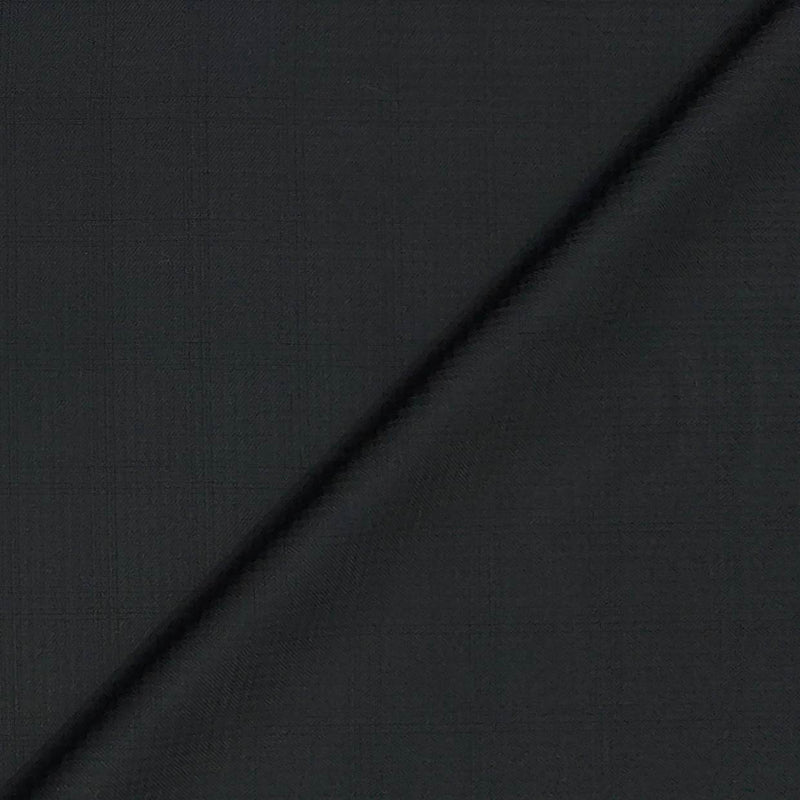Trouser Fabric Reid & Taylor Polyester Viscose Mild Check Color Dull Black