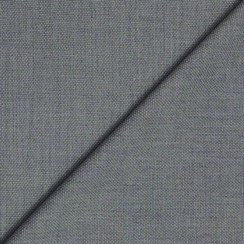 Trouser Fabric Reid & Taylor Polyester Viscose Dotted Color Silver Grey