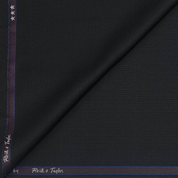 Trouser Fabric Reid & Taylor Polyester Viscose Pin Lining Color Crow Black