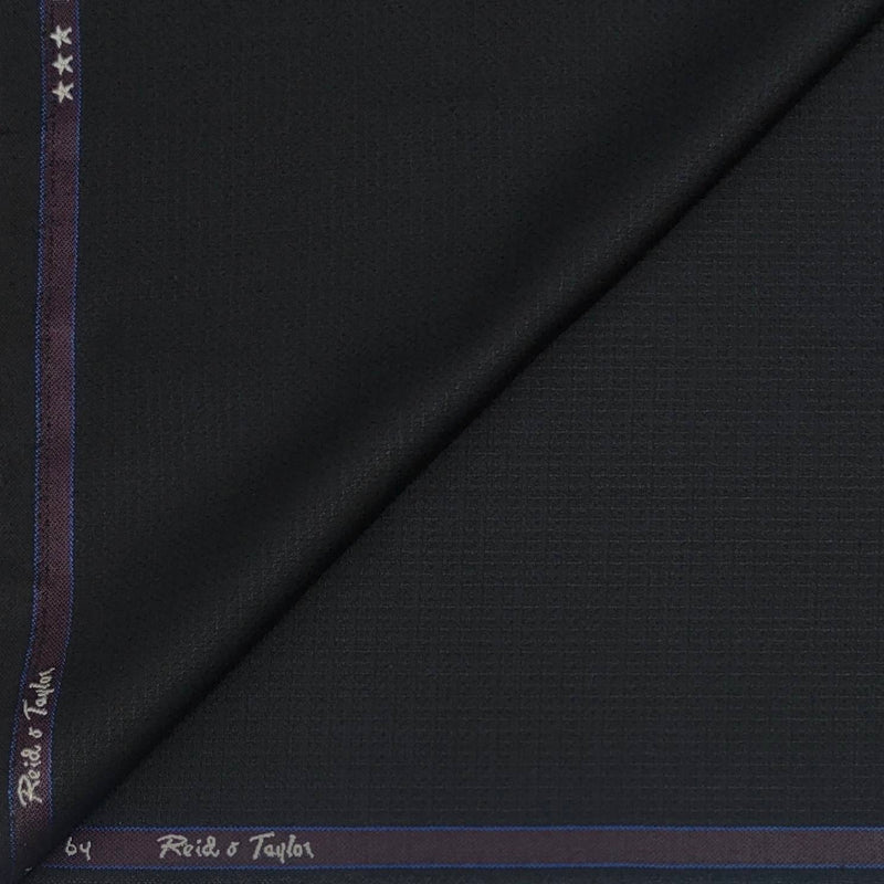 Trouser Fabric Reid & Taylor Polyester Viscose Pin Lining Color Crow Black