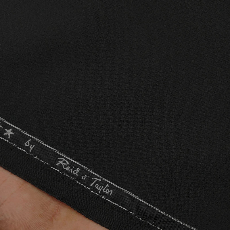Trouser Fabric Reid & Taylor Polyester Viscose Dotted Color Black