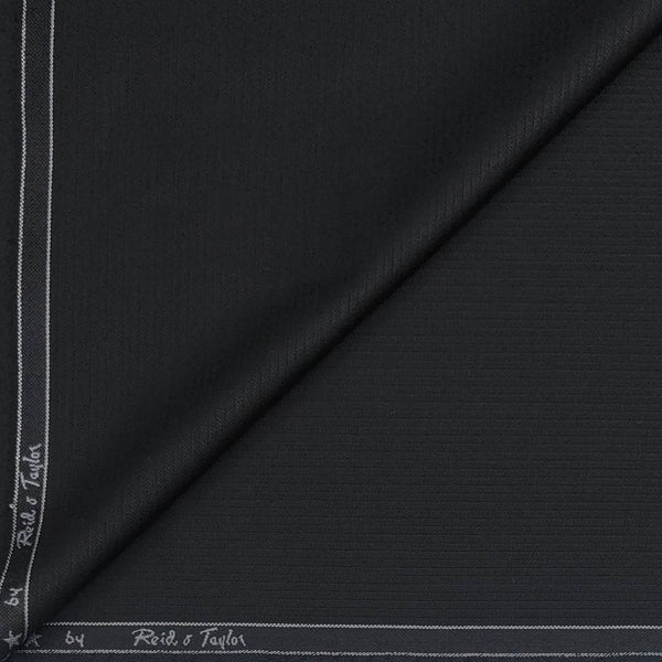 Trouser Fabric Reid & Taylor Polyester Viscose Pin Lining Color Black