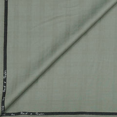 Trouser Fabric Reid & Taylor Polyester Viscose Mild Check Color Laurel Green